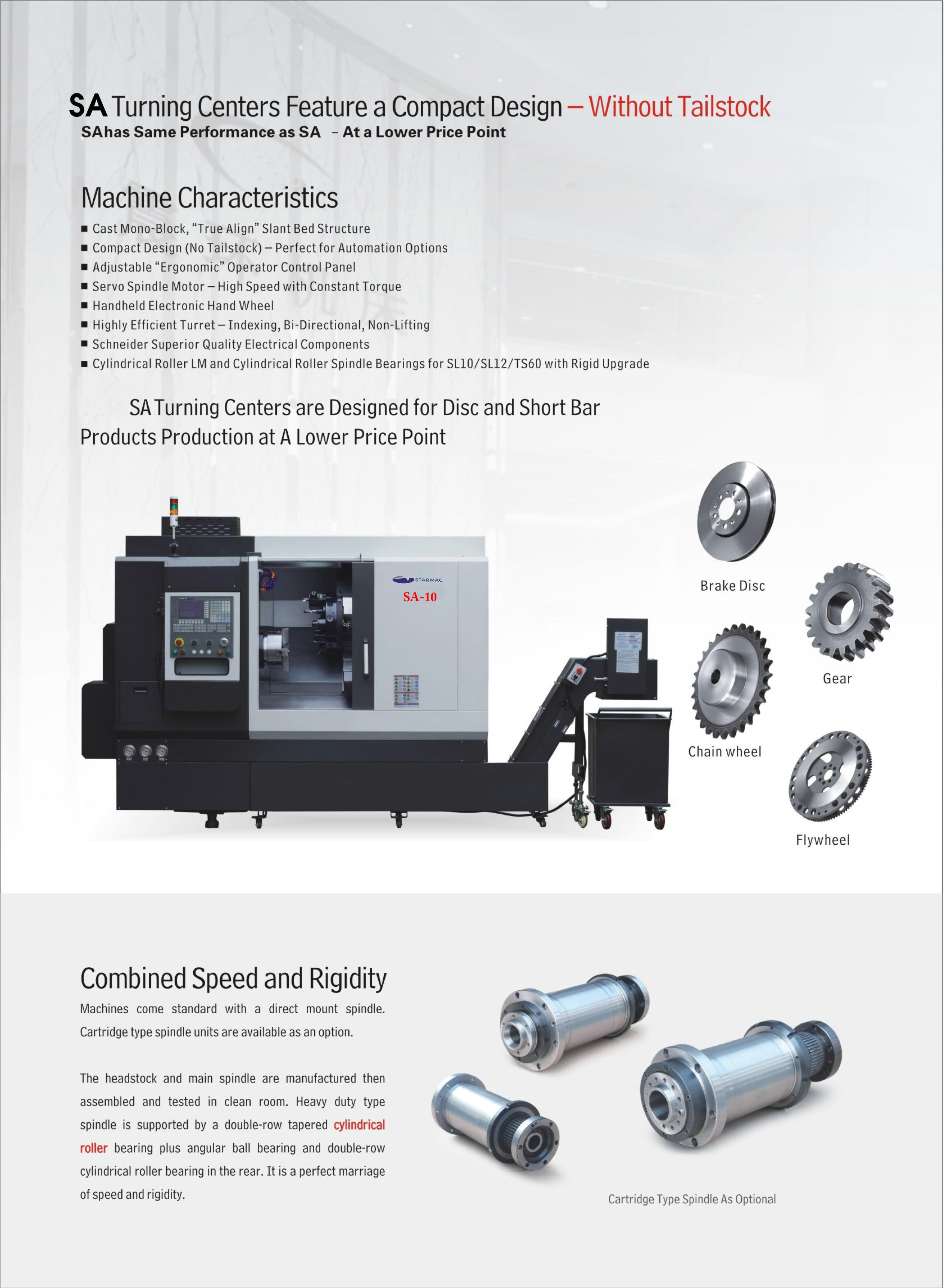 SA SERIES CNC LATHE MACHINE 2